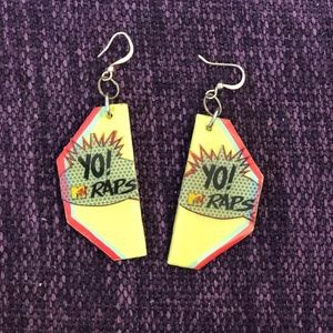 Miss Wax Yo! MTV Raps earrings